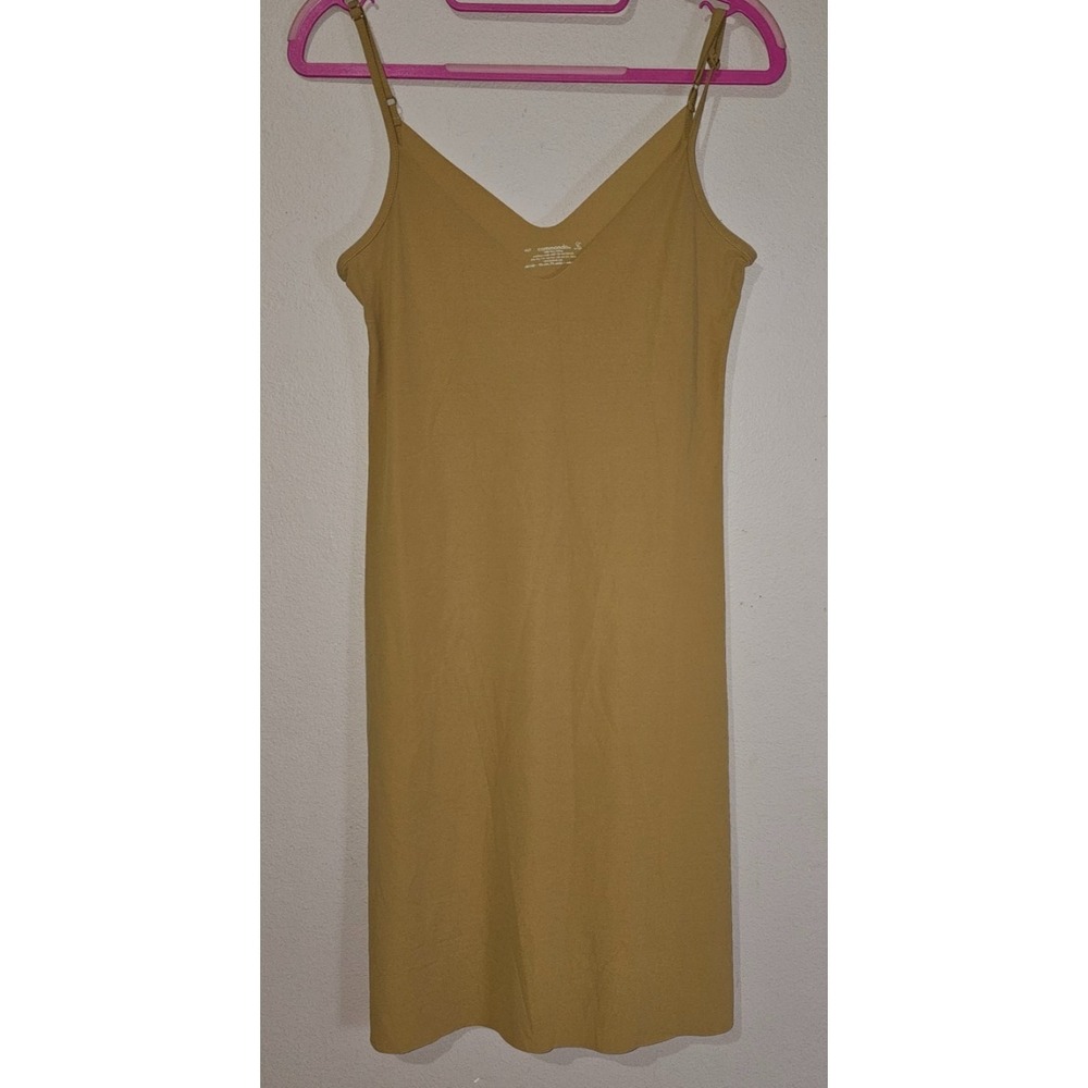 Commando Classic Tailored Slip Nylon Spandex Size M/L  Medium Large Weighted Hem